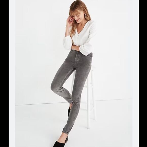 Madewell 10 inch high rise skinny corduroy jeans - Picture 1 of 13